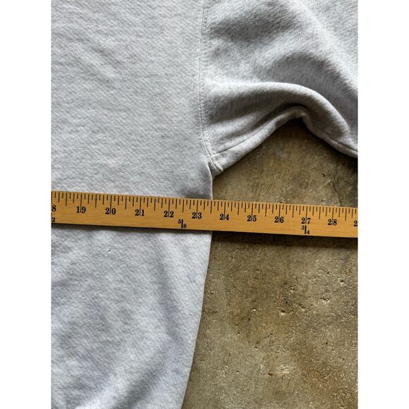 Lee Spellout Embroidered Gray Sweatshirt Size Womens Large Made in USA - Picture 5 of 7
